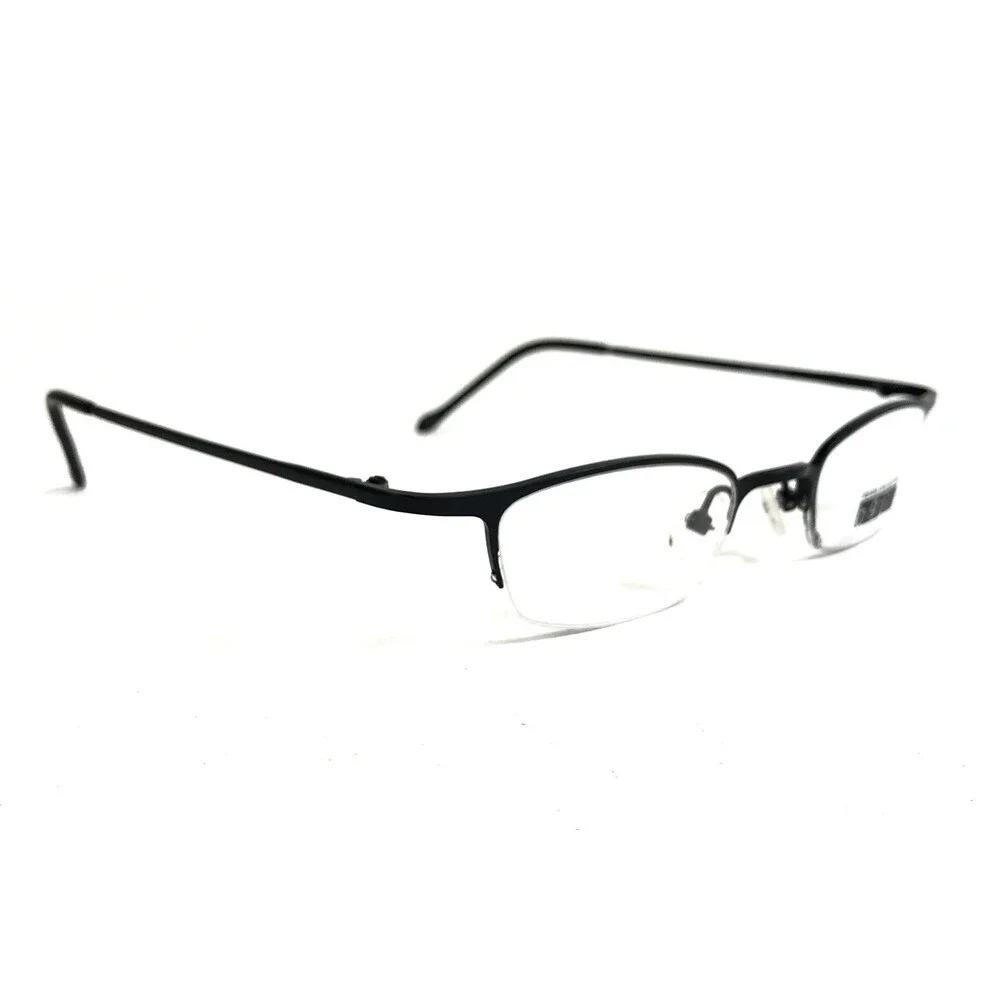 OGI Petite Eyeglasses Frames 2071 COL.10 Black Cat Eye Half Rim 44-20-140